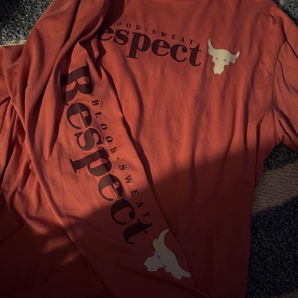 Like New Under Armour long sleeve Blood, Sweat, Respect Graphic T-Shirt - Picture 2 of 4